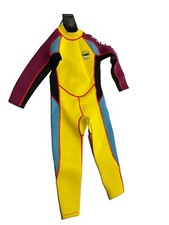 Dive And Sail Girls Yellow Color Surfer Beach Wetsuit Size XL