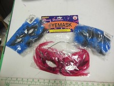 Lot of 3 Feather Masks elastic strap child or adult