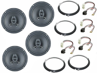Ground Zero Lautsprecher Set für Ford Edge Bj 15-21  Tür vorne hinten 240 Watt