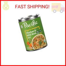Pacific Foods Organic Wild Rice Chicken Soup, 16.3 Oz Can