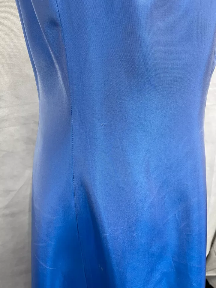 Vestido de graduación vintage Gunne Sax Jessica McClintock Y2K Maxi azul hada 6/8 Foto 4 de 4