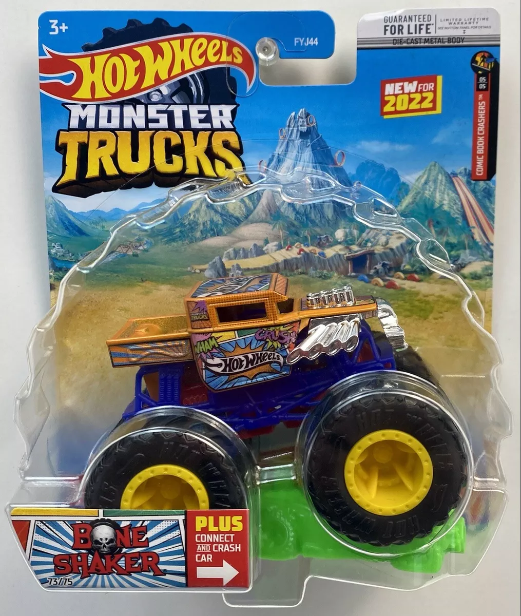 Hot Wheels Monster Trucks BONE SHAKER 1:64 Scale Vehicle - The Toy