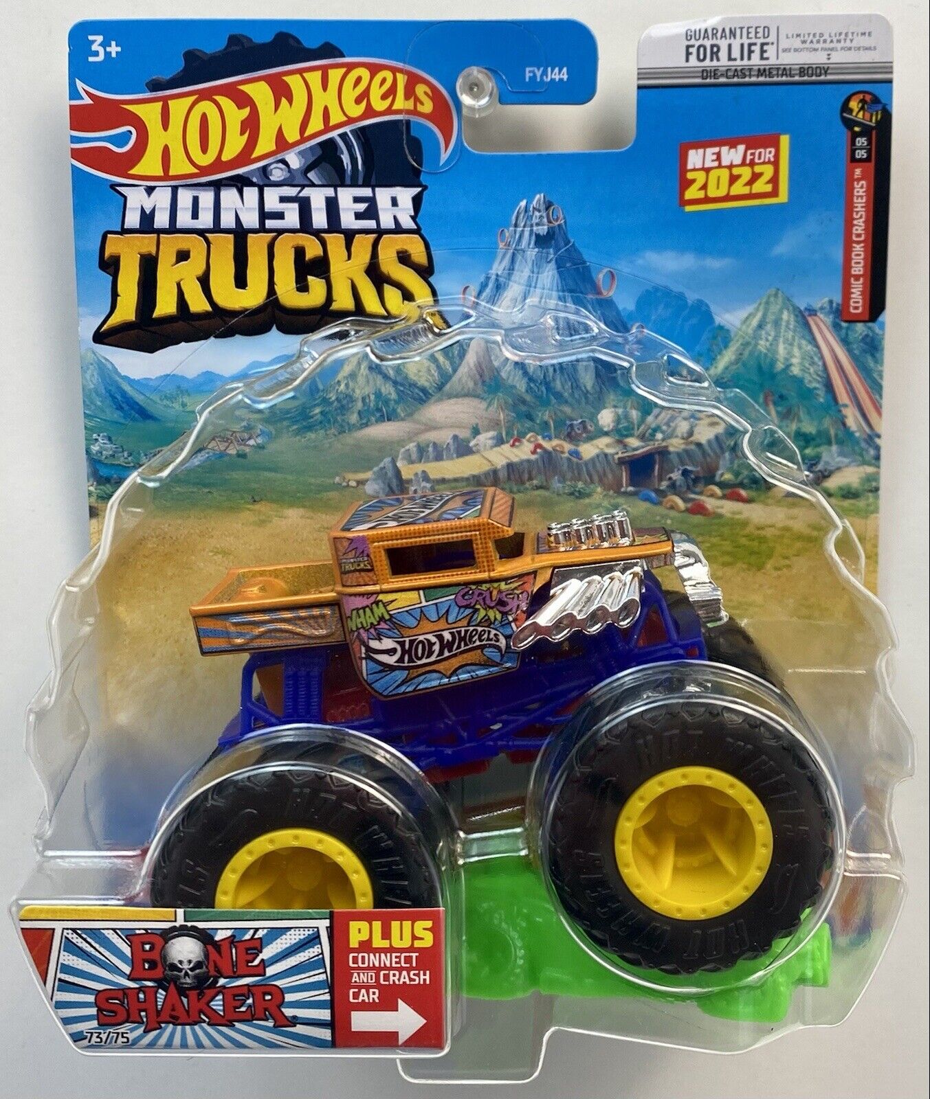 Hot Wheels Monster Trucks 1:64 Scale Wreckreational Includes Connect and Crash  Car, 1 - Kroger