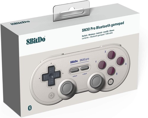 8Bitdo Sn30 Pro Bluetooth Gamepad for Windows, Mac OS, Android, Steam, Switch - Picture 6 of 7