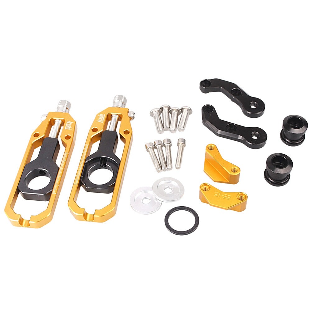 CNC Chain Adjusters Tensioners Fit Kawasaki Ninja ZX10R 2011 2012