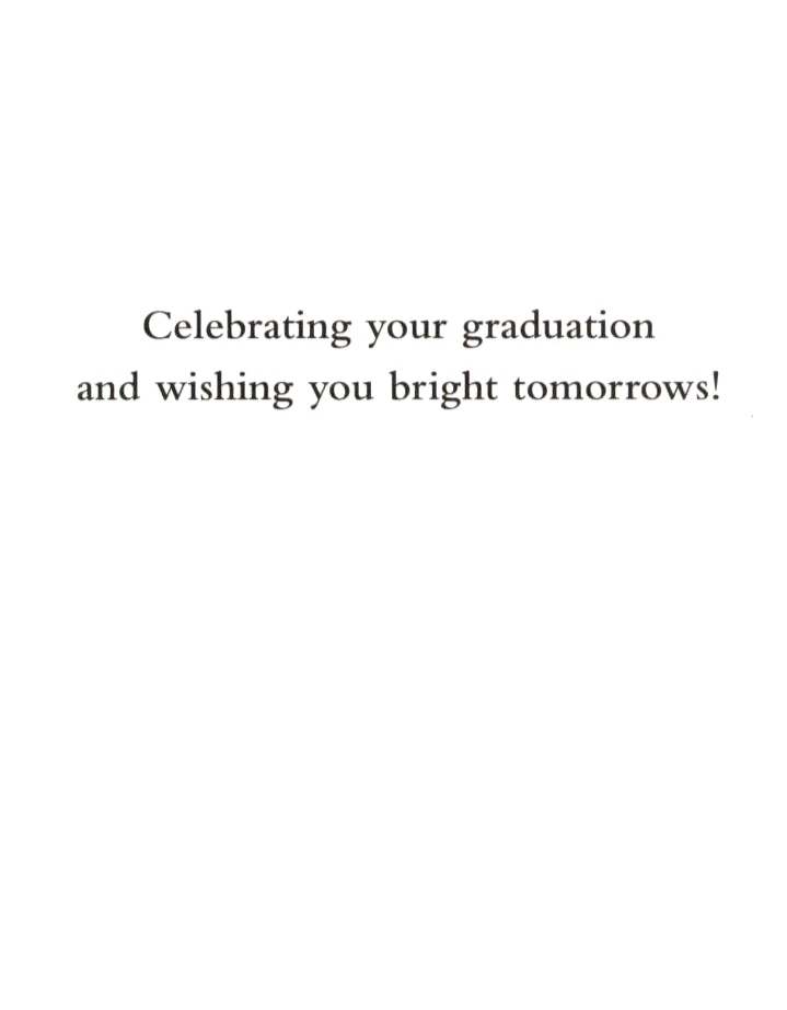 Congratulations Graduate Graduation Dream Believe Imagine Hallmark Greeting Card - Image 2 of 3