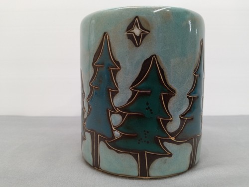 Tazza da caffè oversize in gres MARA Natale pino stelle - Messico - Foto 7 di 13