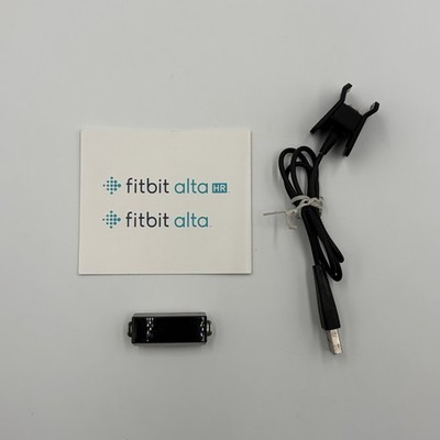 Fitbit Alta HR Heart Rate Monitor Tracker FB408 w/ Charger + Manual Tested
