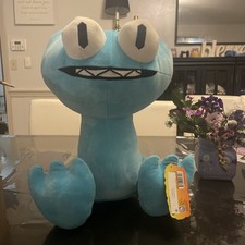 Rainbow Friends 15 Giant Cyan Plush Stuffed Toy Figure. Brand New with Tags