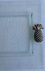 Server Two Sections Glass W Pineapple Metal Accents By Fifth Avenue — photo 2