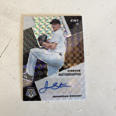 Jonathan Stiever AUTOGRAPH Chicago White Sox 2021 Panini Mosaic AUTO Baseball