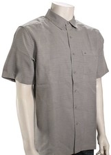 Quiksilver Waterman Centinela 4 Button Down Shirt - Flint Grey - New