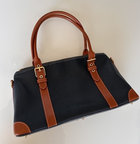 Dooney And Bourke Large Domed Satchel BNWT vintage deadstock Navy Blue - 第 3/7 張圖片