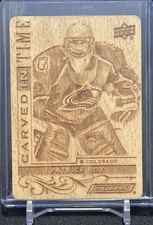 2024-25 Upper Deck Engrained Icons Patrick Roy Carved In Time Avalanche SSP