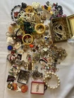 MassiveMixed Lot Mostly VTG Estate Costume Jewelry  Brooch Ring Charm Bracelet+