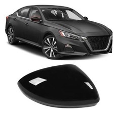 Compatible with Nissan Altima 2019-2025 Right Side Mirror Cover Black-Right