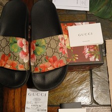 Gucci Women&rsquo;s GG Floral Slide Sandals