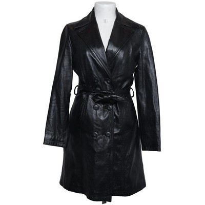 Wilsons Leather, Ledermantel, Damen, Größe: M, Maxima, Schwarz, Einfarbig #ZMG