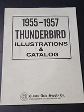 1955-1957 Thunderbird Illustrations Catalog - Classic Auto Supply Co - Nice