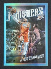 Shai Gilgeous-Alexander 2025-26 Topps Finest Finishers Sky Blue /150 #FI-5