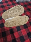 Women’s Beige Faux Suede Slip-On Slippers Faux Fur Lined Round Toe US 8 — photo 6