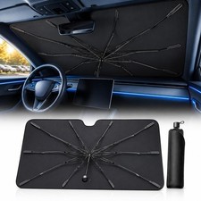 Windshield Sun Shade Umbrella Car Foldable Medium 57 X 32 Uv Block 2026 Upgraded