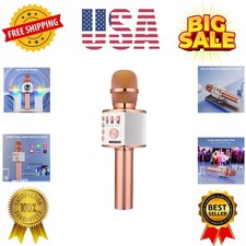 Wireless Bluetooth Karaoke Microphone,3-in-1 Portable Handheld Karaoke Mic Sp...