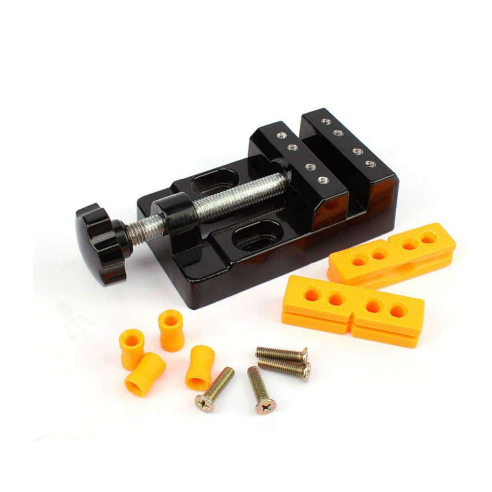 Sourcemall Mini morsa da banco con morsetto da tavolo, trapano a colonna, (J8N)