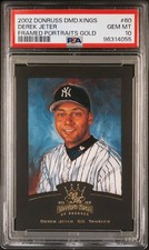 2002 Donruss Diamond King Gold Derek Jeter PSA 10 (Pop 2)