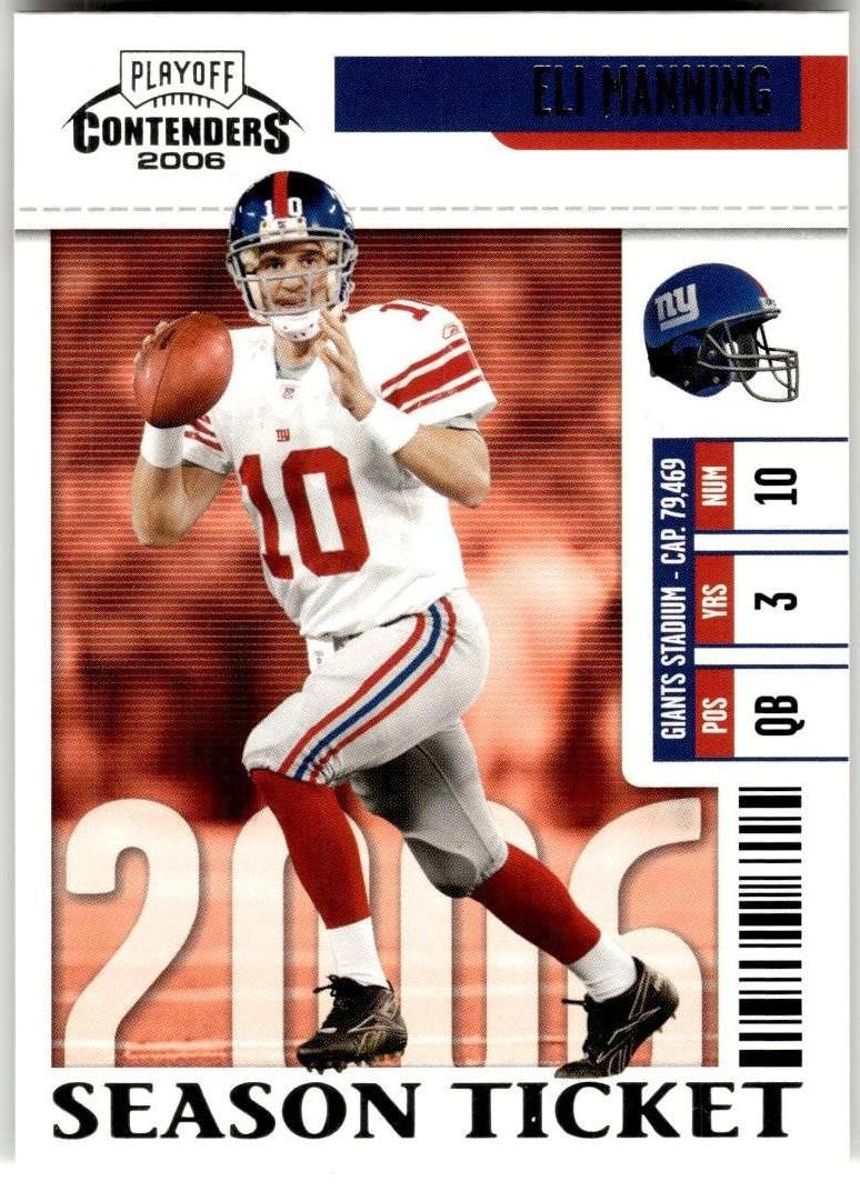 2006 Playoff Contenders #64 Eli Manning