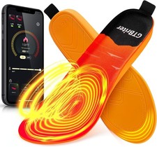 GTBRITER RECHARGEABLE ELECTRIC INSOLES WITH APP CONTROL SIZE - MEDIUM