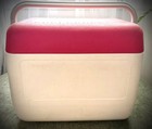 Vintage Gott Tote 12 Cooler Chest Made In USA Red & White Good Clean Retro — photo 3