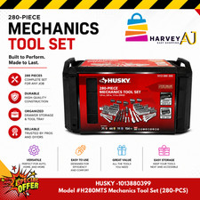 Husky Mechanics Tool Set 280 Piece Mechani'c Tools Set 3 Drawer Case Box New !!!