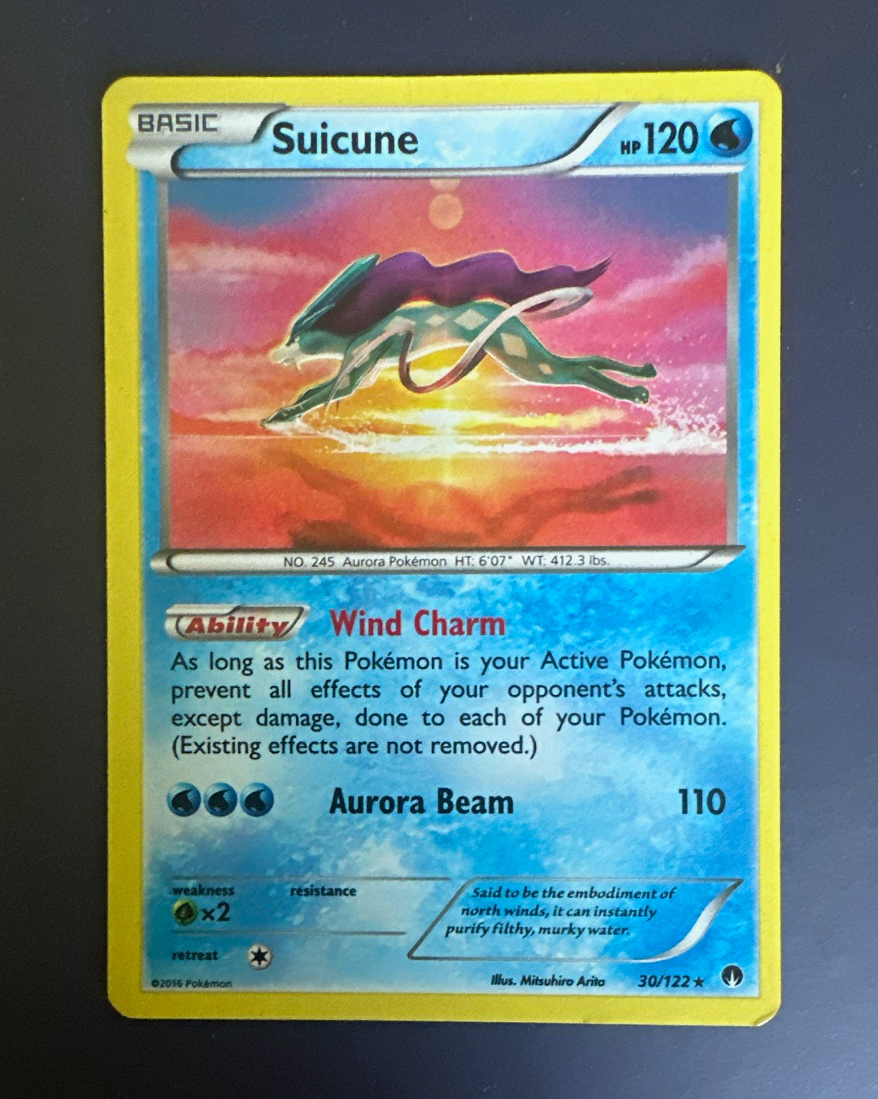 The Pokémon Company Suicune Cosmos Holo Blister Exclusives 030/122 120 HP EN