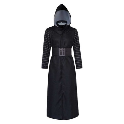 Star Wars：New Jedi Order Kylo Ren Jedi Cosplay Uniform Robe+Belt Halloween Coat