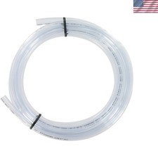 3/8" I.D. Clear Vinyl Tubing - High Quality, 10' Length, NSF Listed for Safety