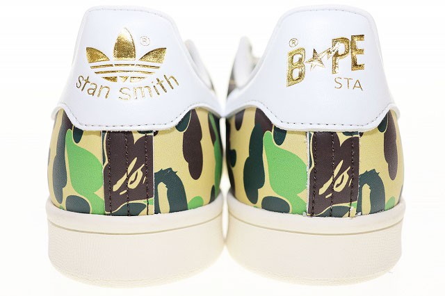 Adidas x BAPE A Bathing Ape Stan Smith Multicolor Sneakers 27cm Used thumbnail 5