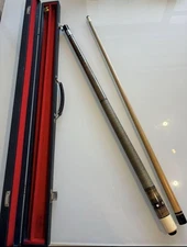 Vintage Dam Helmstetter Cube Billiard Cue, Used with Case