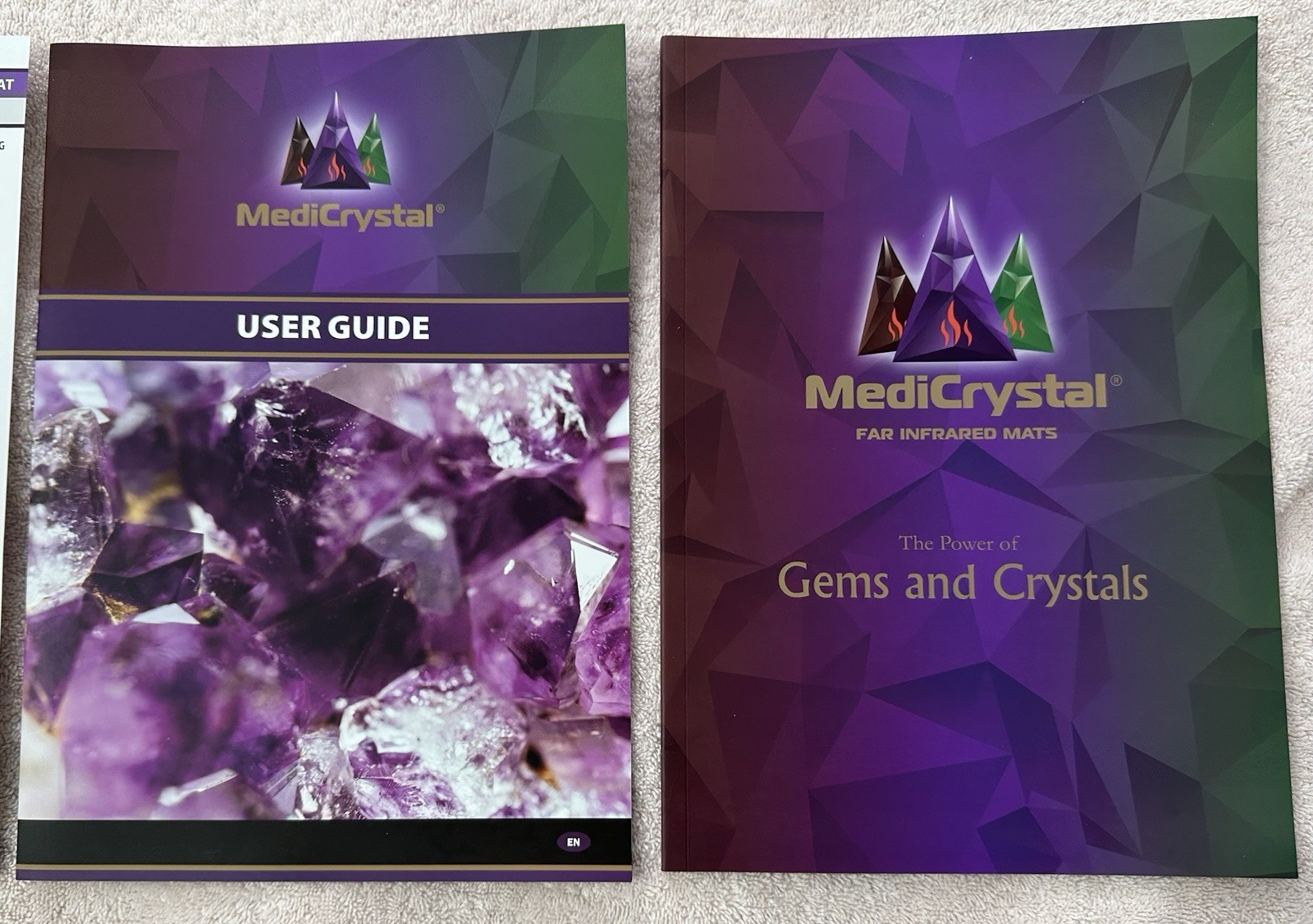 MedicrystaI Infrared Heating Stimulation Mat-Mini 32"L x 20"W-Natural Amethyst