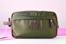 Lucky Brand Organizer Bag Travel Pack Toiletry Dopp Kit Olive Green
