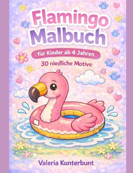 Malbuch FüR Kinder Ab 4 Jahren, 30 Ausmalbilder Tiere, Sommer, MäDchen, Jungen-image