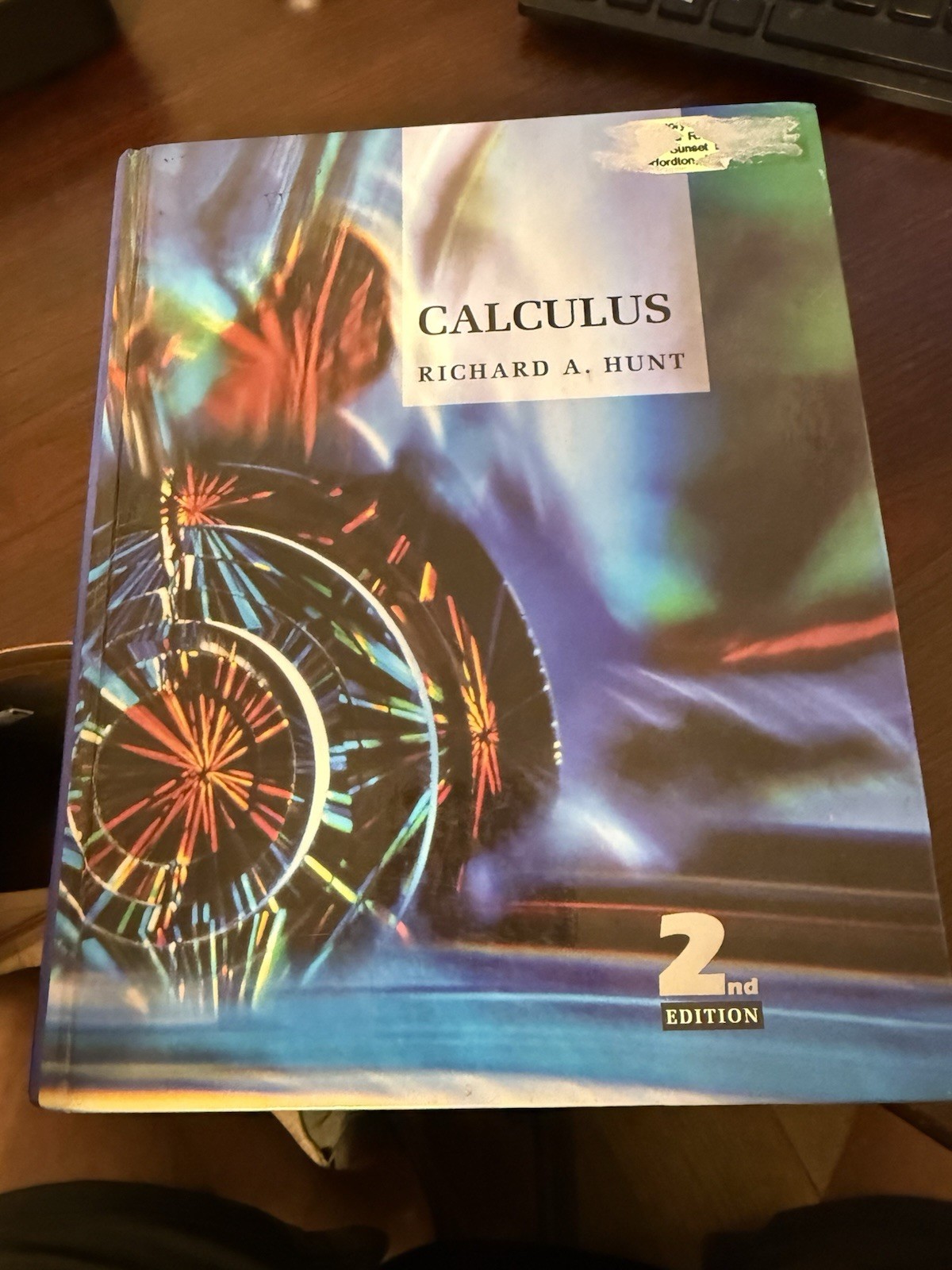 Calculus - Hardcover, by Richard A. Hunt