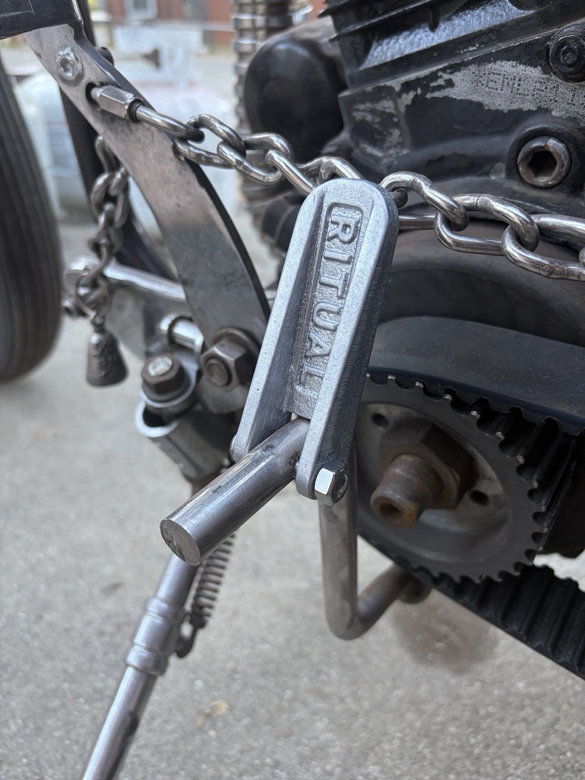 Hand Made Cast Aluminum Chopper Foot Pegs Harley Davidson