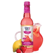 Jordan's Skinny Mixes Sugar Free Syrup, Strawberry pink lemonade