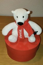 Coca-Cola Mini Coke 5" Polar Bear Plush Stuffed Animal Toy Holding Coke Bottle
