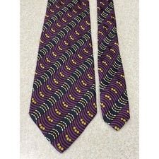 STEFANO MILANO 100 Silk Tie Made In Italy Luxurious Rich Colors Business Office