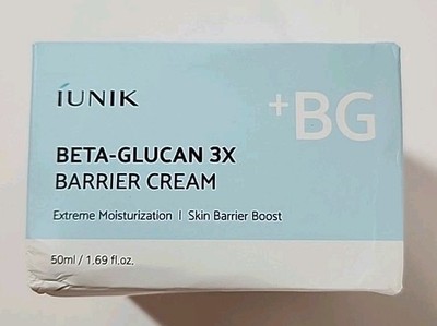NEW SEALED IUNIK Beta-Glucan Non-Sticky Deep Moisture Hydration Barrier Cream