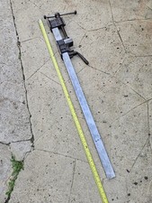 Vintage C. H. Matthews Sole Maker 33" Capacity Sash Clamp Track Bar Clamp