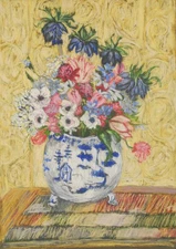 B. Gleason, "To Betsy", Pastel on paper, Unframed