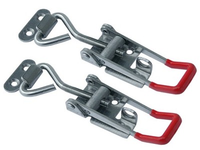 2x Spannverschluss aus Edelstahl inkl. Haltehaken, Truckbox, Verschluss - TB005